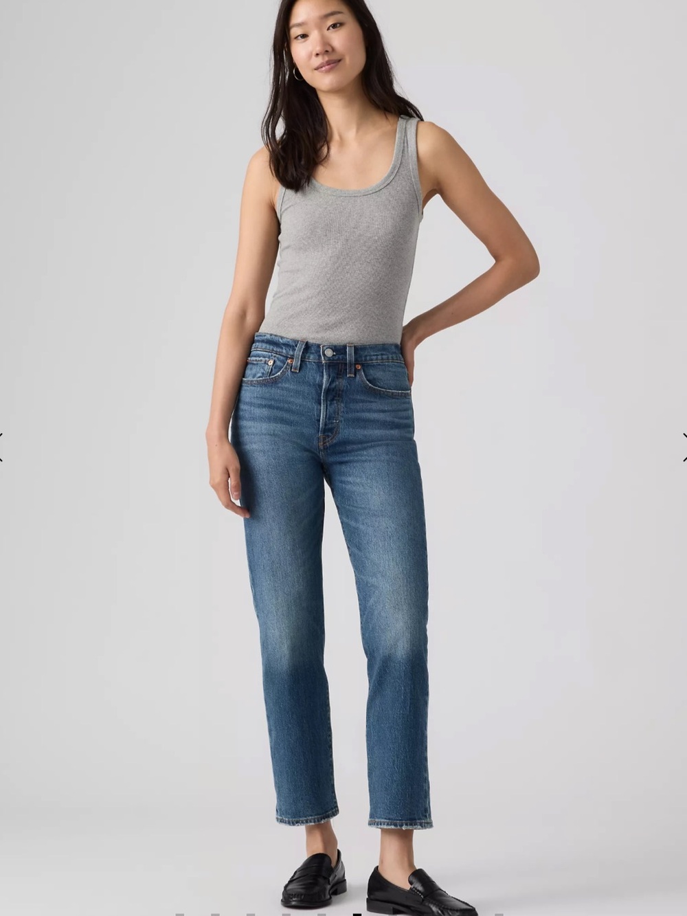 Levi’s Wedgie Straight Ankle Jeans